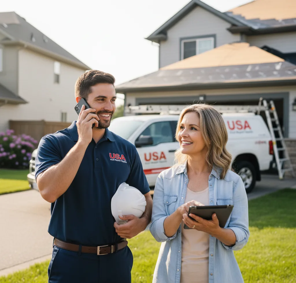 USA Roof Repair Experts customer support in Burtonsville